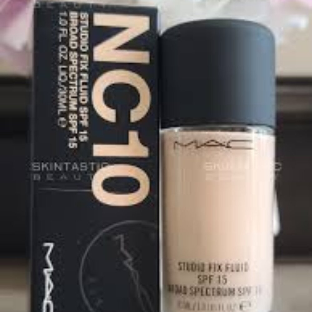 NEW MAC Studio Fix Fluid SPF 15 color NC10